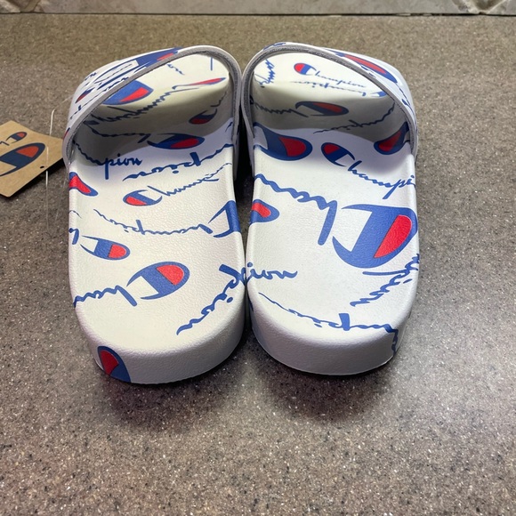 🆕 Champion IPO Warped Slides Shower Shoes Men’s Size 12 - Picture 7 of 8